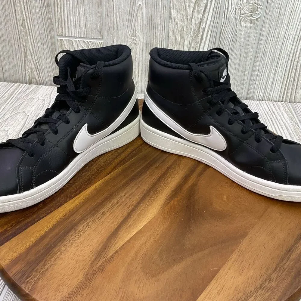 Nike Men's Size 9 Court Royale 2 Mid Rise Black Onyx 2020 Athletic Shoes